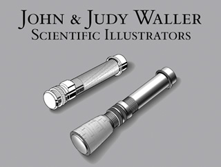 john and judy waller scientific illustrators logo